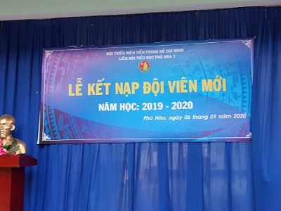 Lễ kết nạp Đội viên mới năm học 2019-2020 (Lần 1)