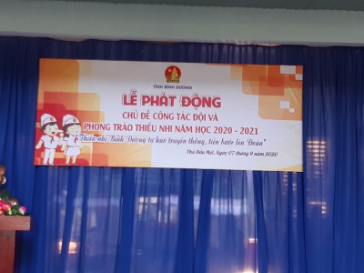 Công tác đội và phong trào thiếu nhi năm học 2020-2021