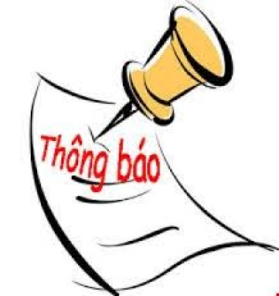 Thông báo khoản thu tháng 5