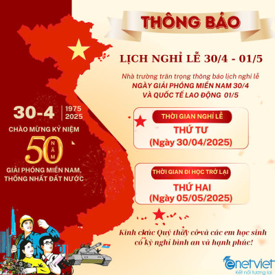 Lịch nghỉ lễ 30/4 và Quốc tế lao động 1/5
