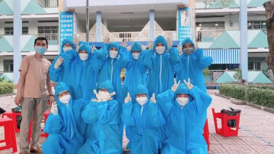 Trường tiểu học Phú Hoà 1 với công tác phòng chống dịch khi học sinh đi học trở lại